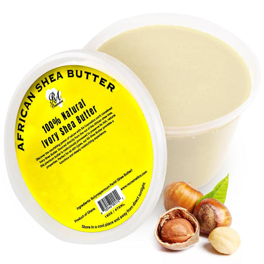 100% Pure Shea Butter, Ivory – 16Oz | Raw Unrefined African Shea Butter from Ghana | Ultra-Rich Moisturizer for Dry Skin | Whipped Texture | Ideal for DIY Skincare & Haircare Routines